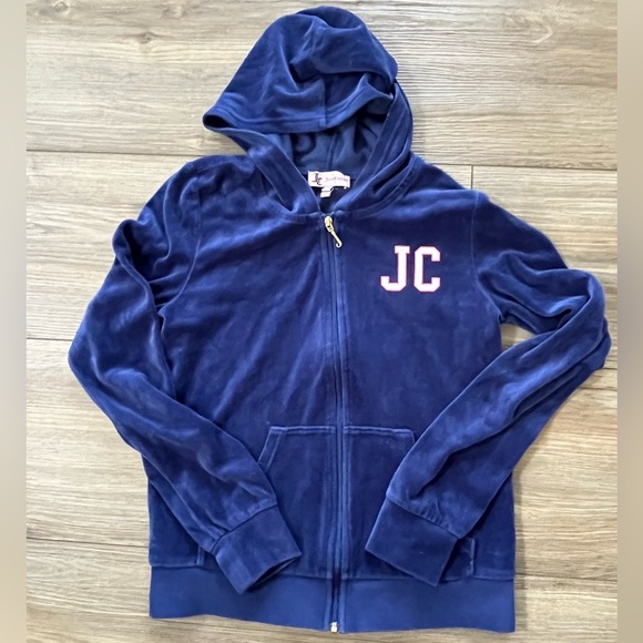 Juicy Couture Dark Blue Zip-Up Hoodie - Picture 3 of 6